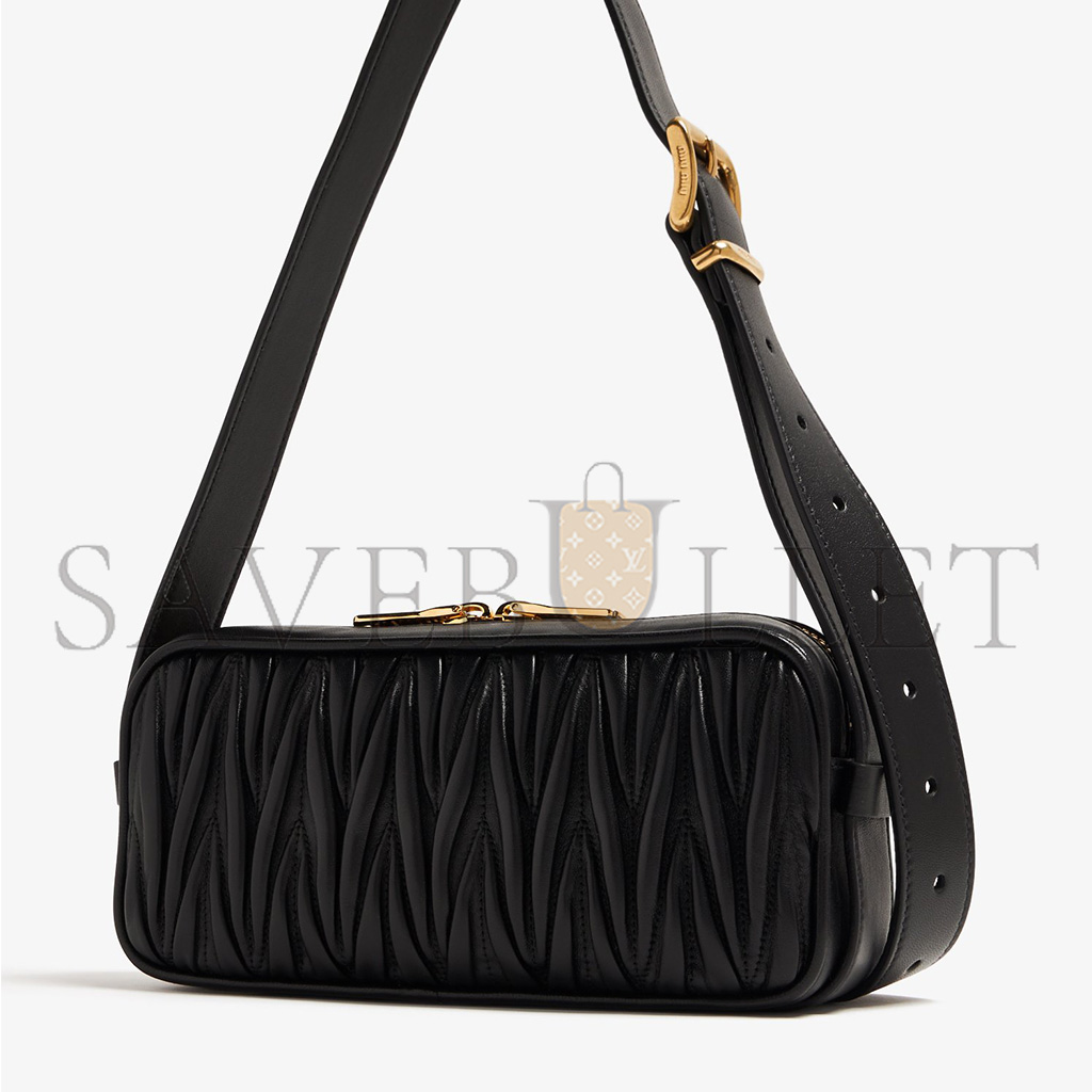 M1v M1v materasse embossed nappa leather shoulder bag 5bc158 (24.5*11.5*7cm)